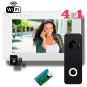 Комплект Tantos HD Wi-Fi видеодомофон 7 дюймов, панель, SD и контроллер, арт. 3485