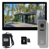 Комплект Smart Life Wi-Fi монитор видеодомофона 10 дюймов на 1 дом, панель вызова 2Мп, арт. 3532