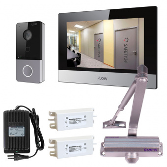 Комплект IP домофона для офиса iFLOW Hik-Connect с доводчиком, арт. 3491